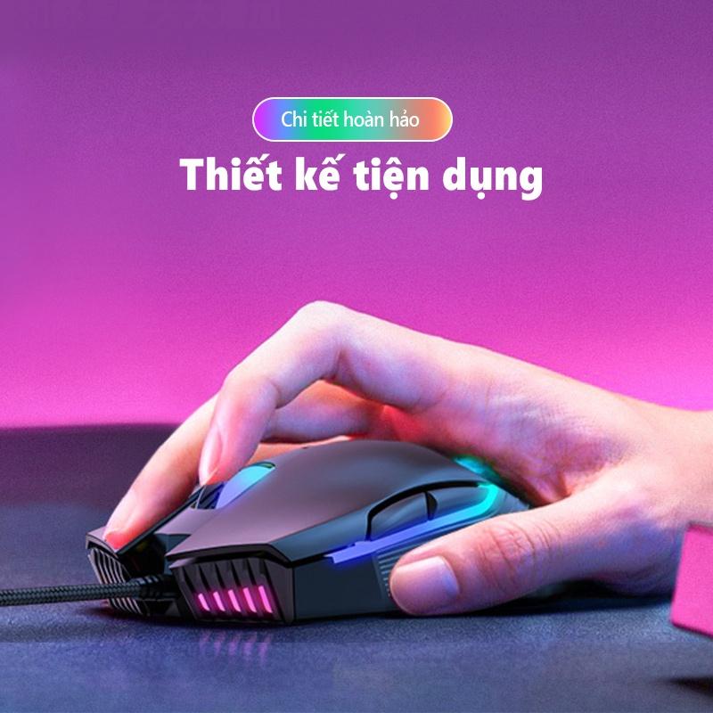 ONIKUMA CW905 Chuột Chơi Game Có Dây Đèn Led RGB Cho Máy Tính Xách Tay, Máy Tính Để Bàn, PC - Bảo Hành 24 Tháng