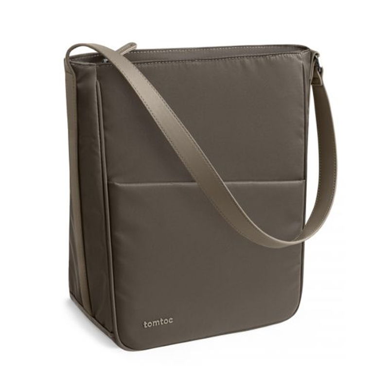 Túi đeo kiêm balo chính hãng TOMTOC Slash Sling bag Taupe - H63 cho Ultrabook 14 inch