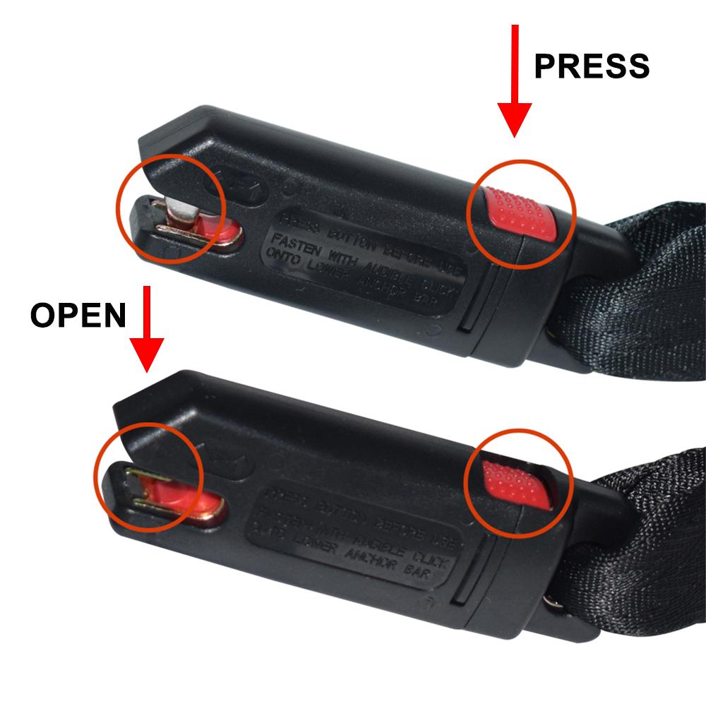 Cập nhật ISOFIX CHỐT Nối Vành Đai Con Bé An Toàn Xe Giao Diện Ghế Kết Nối Thắt Lưng với ISOFIX Hướng Dẫn Rãnh