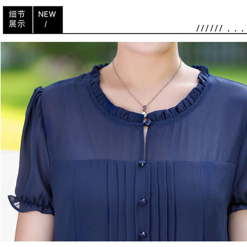(HÀNG SẴN) Đầm Voan Hoa Nữ Trung Niên Đẹp VH77 - Hàng Quảng Châu Cao Cấp