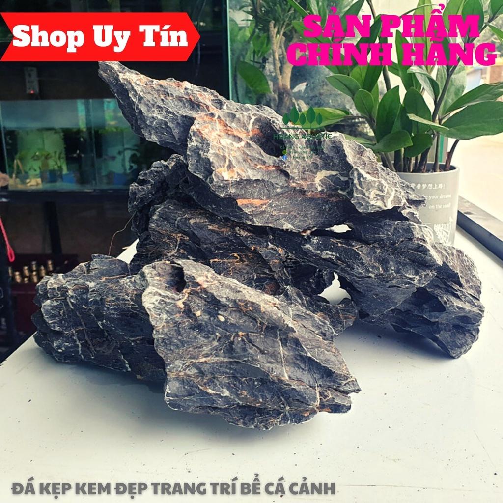 Đá Kẹp Kem Đẹp - Đá Trang Trí Bể Cá Cảnh, Bể Thủy Sinh (1KG)