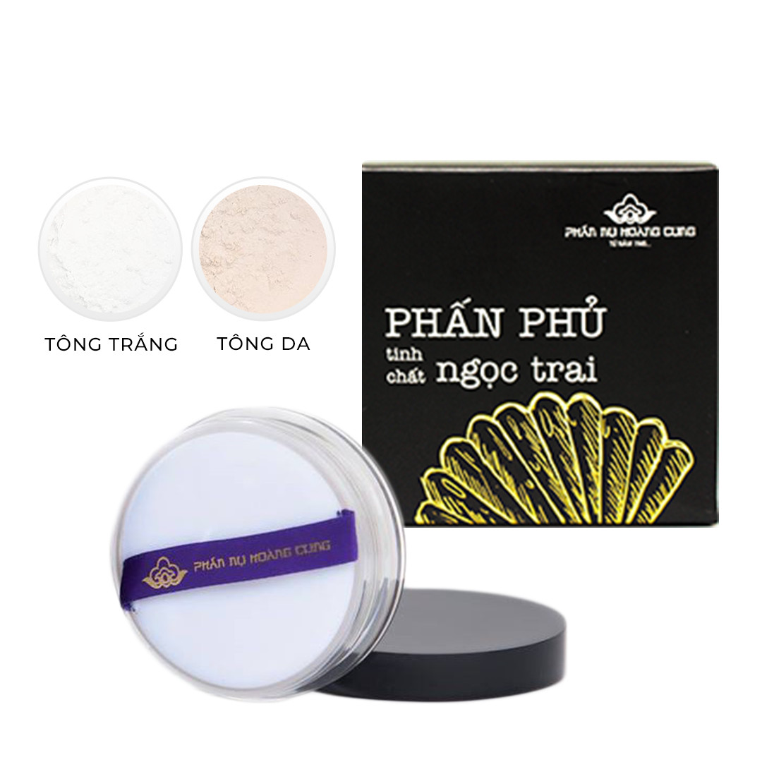 Combo Bộ Ngừa Mụn Trang Điểm Nâng Cao Phấn Nụ Hoàng Cung + Tặng Kèm Bông Phấn Cotton Chính Hãng.