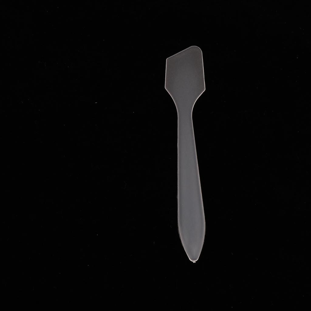 100 Cái Trắng Nhựa Dùng Một Lần Đựng Mỹ Phẩm Thìa Muỗng Ăn Trộn & Lấy Mẫu