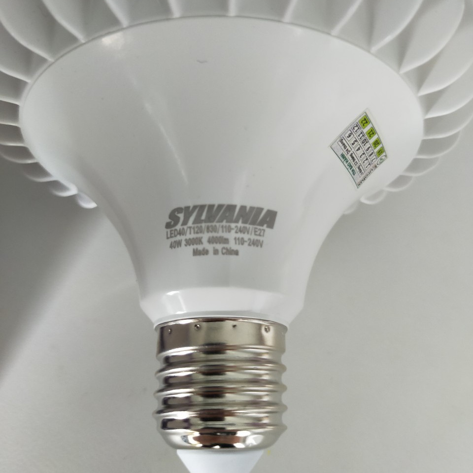 BÓNG ĐÈN LED BULB TRỤ SYLVANIA ĐẾ NHÔM NGUYÊN KHỐI E27 40W - [HÀNG CHÍNH HÃNG] - TIẾT KIỆM ĐIỆN NĂNG