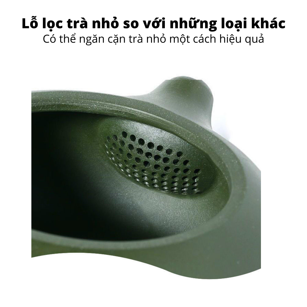 Ấm Pha Trà tử sa tây thi lục nê 200ml