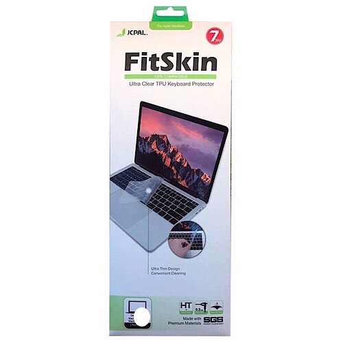 Miếng phủ bàn phím bảo vệ cho MacBook 12 inch hiệu JCPAL FitSkin Tpu - hàng nhập khẩu