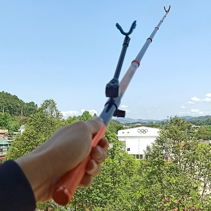 Gác cần câu carbon gắn thùng, gắn ghế câu