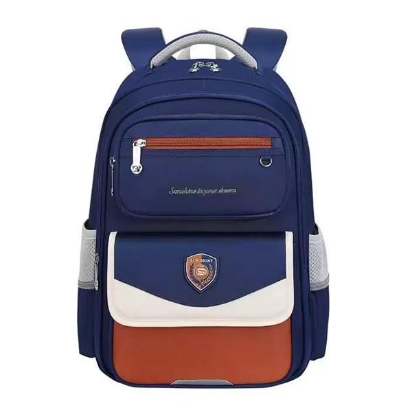 Ba Lô Chống Gù - Sun Eight 22339 - Màu Xanh Navy + Nâu