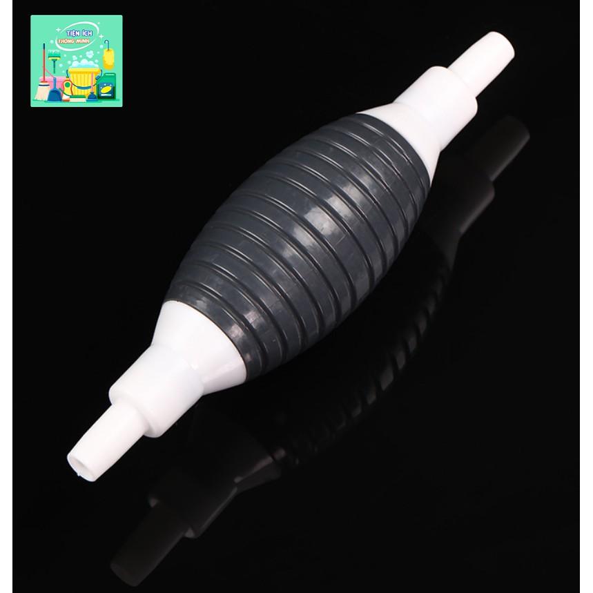Dụng cụ bơm hút xăng dầu, chất lỏng bóp tay cao cấp tặng kèm van khoá - TT774