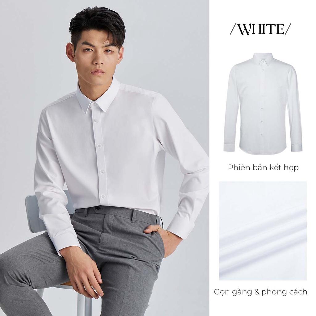 Áo sơ mi nam Duke City chất kate co giản