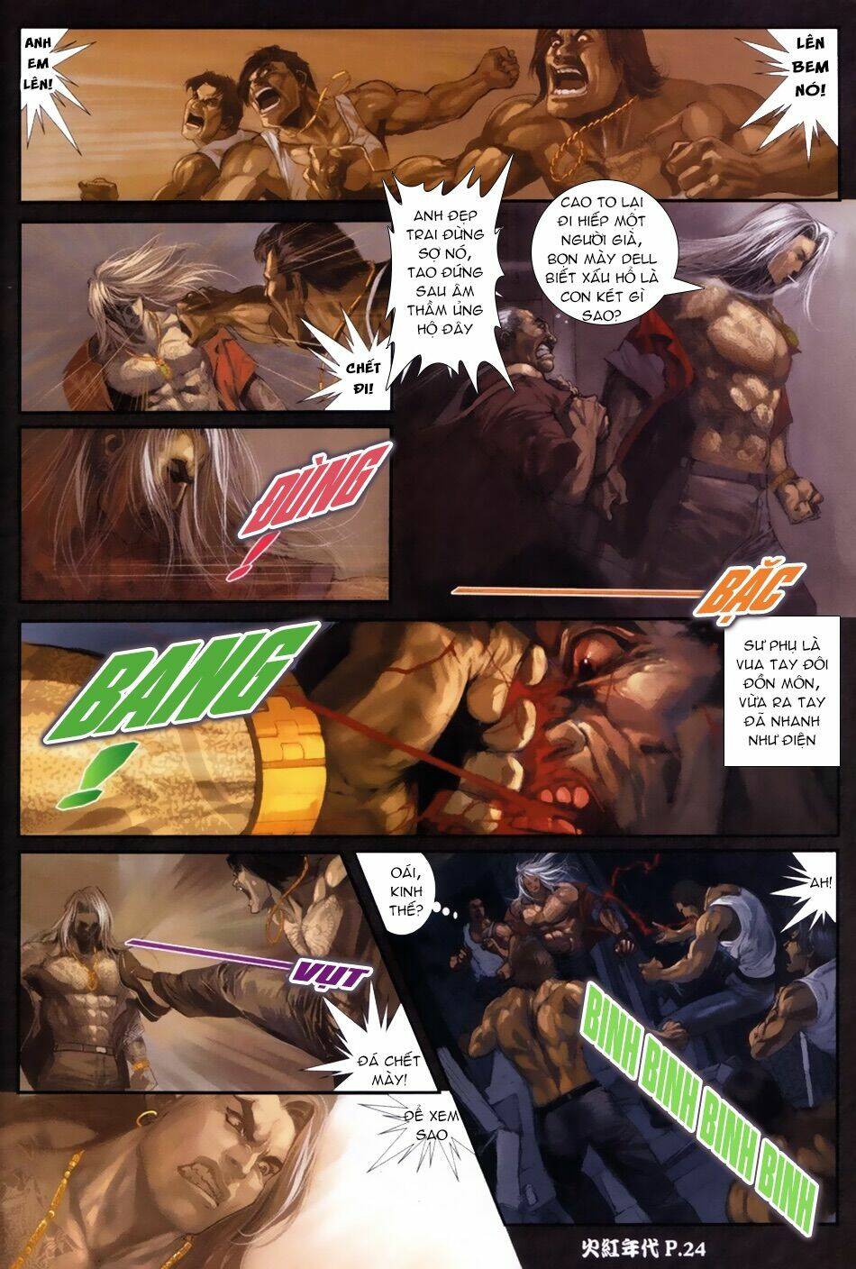 hỏa hồng niên đại hắc cốt đường chapter 61 23