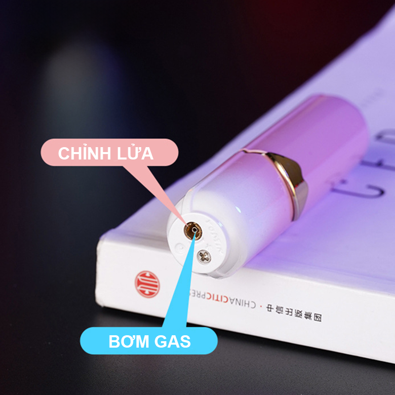 Bật Lửa Hình Cây Son - Xài Gas (giao màu ngẫu nhiên)