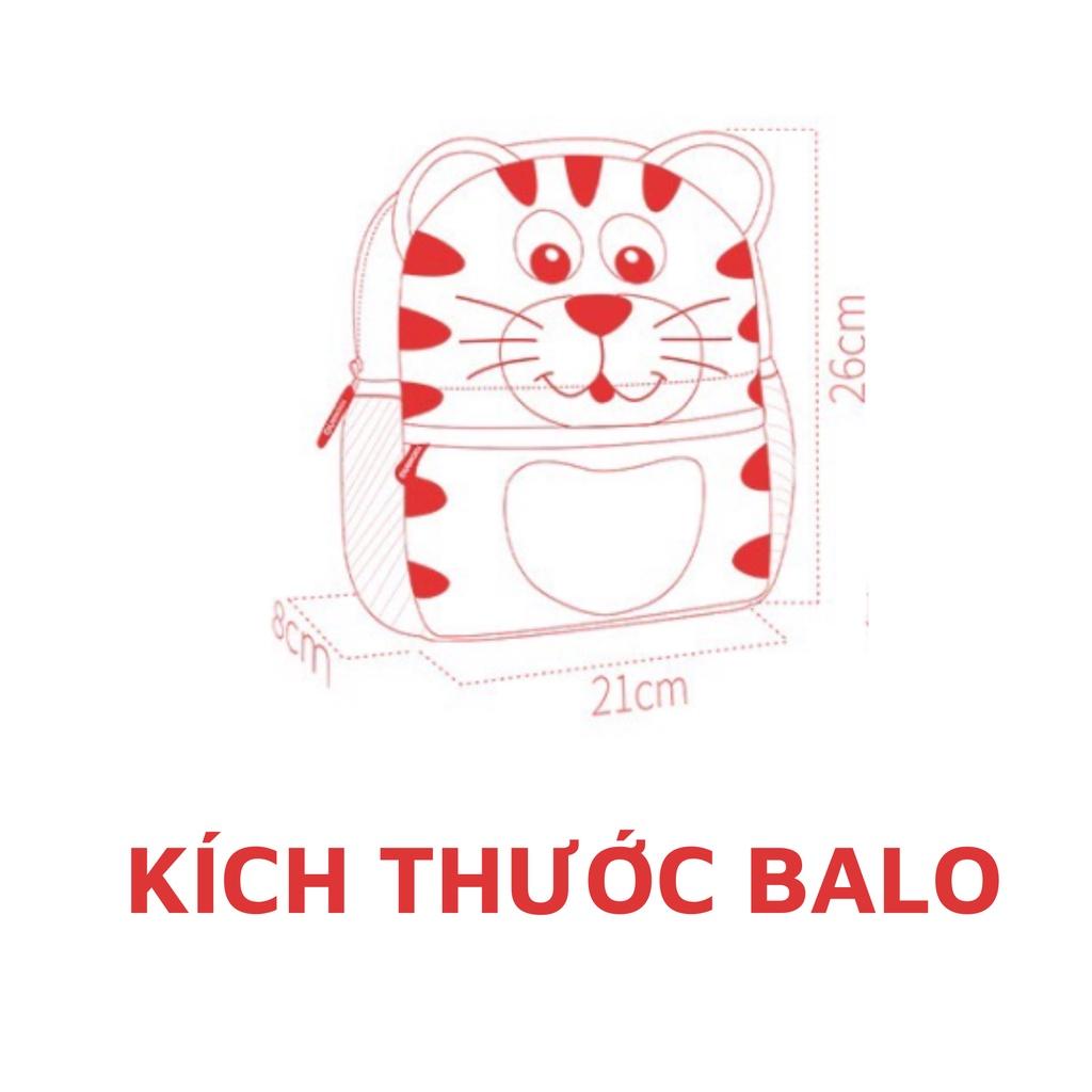 BaLo cho bé mầm non ToChang BK781 cao cấp, siêu nhẹ, chống nước với Hình thú 3D