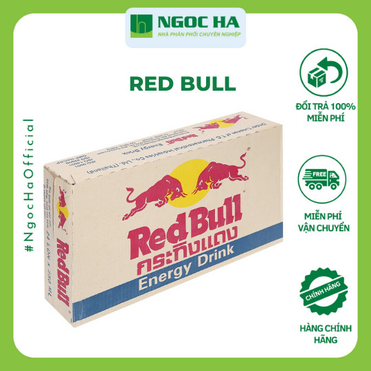 (Thùng) Nước tăng lực RedBull Việt Nam Lon 250ml