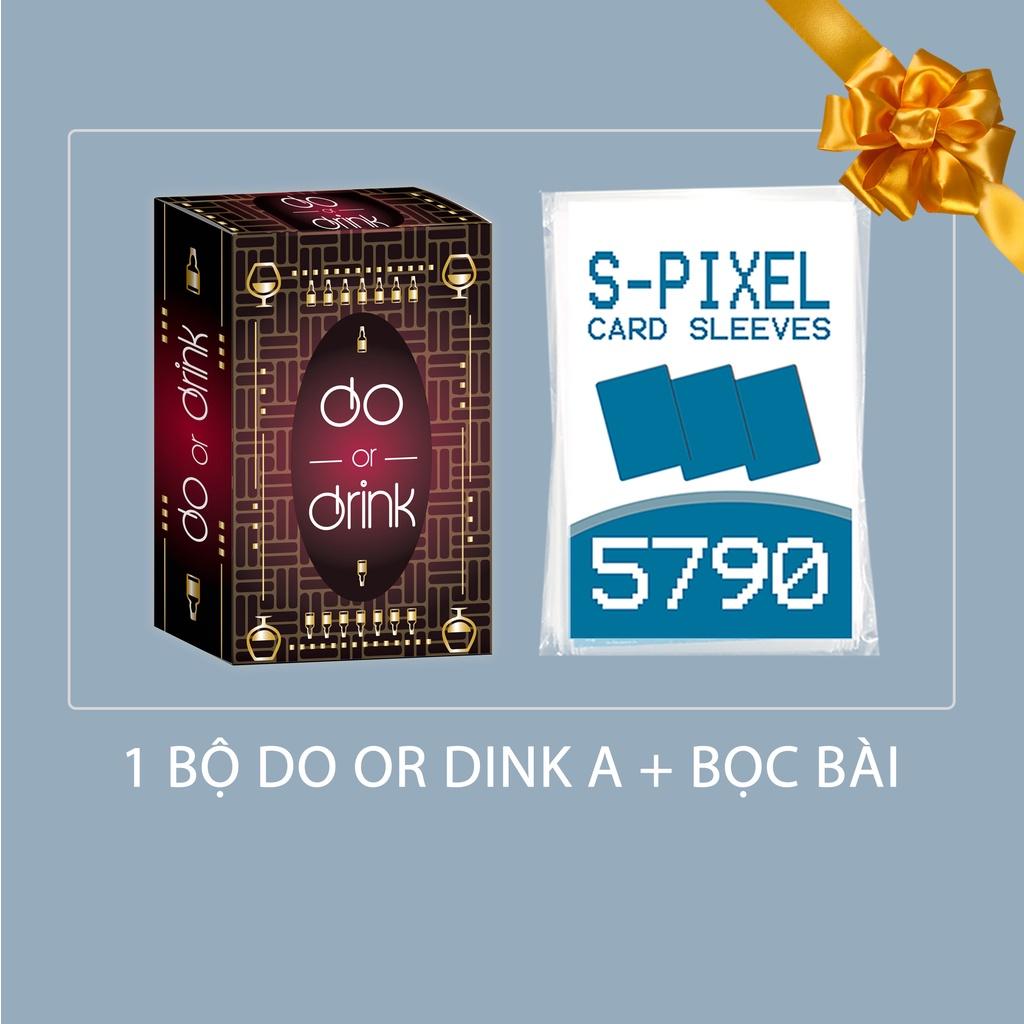Bộ bài DO OR DRINK - Drinking game dành cho cặp đôi, bạn bè, Boardgame nốc ao huệ thú vị cho những bữa nhậu