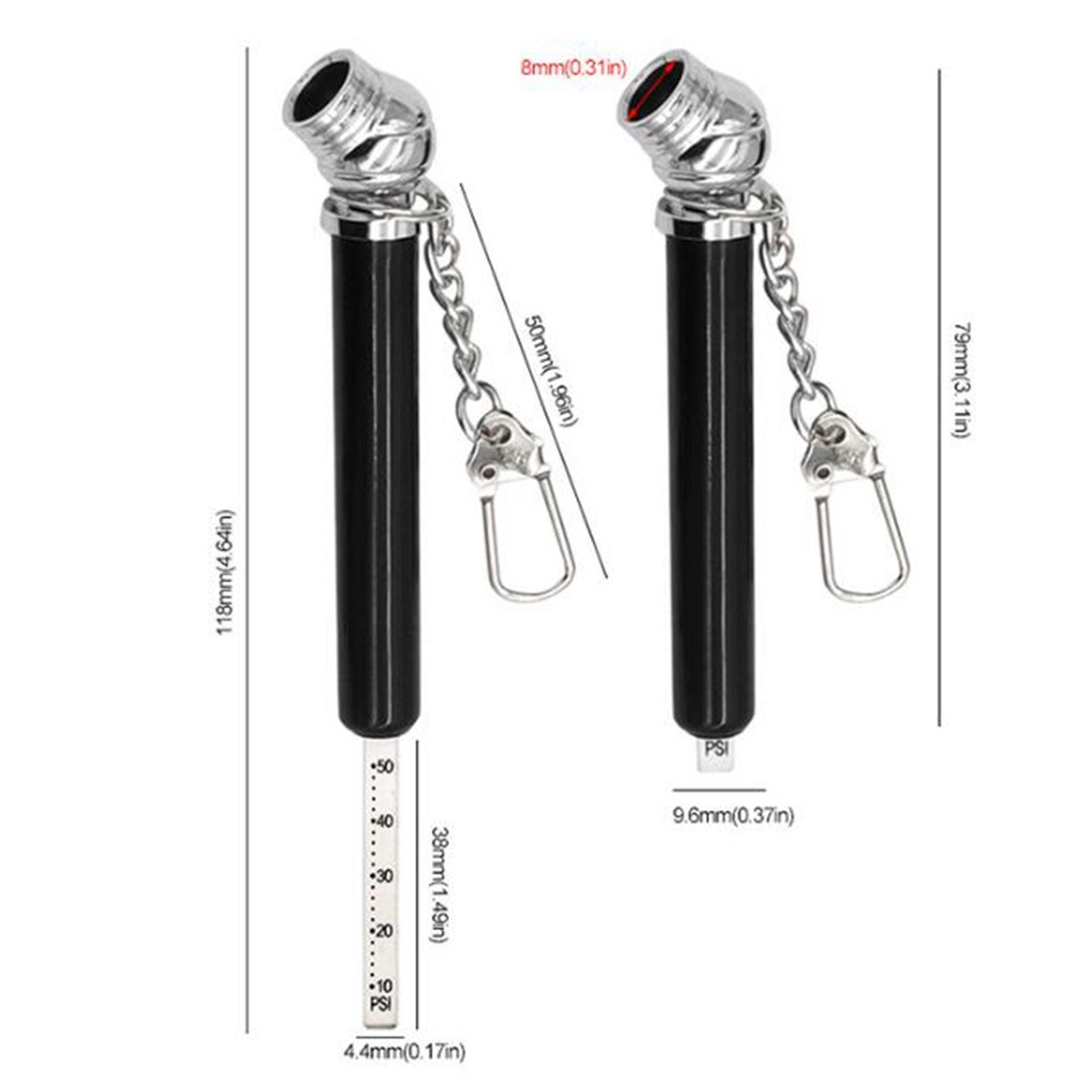 Portable Auto Car Tire Air Pressure Gauge Versatile for Car Truck RV