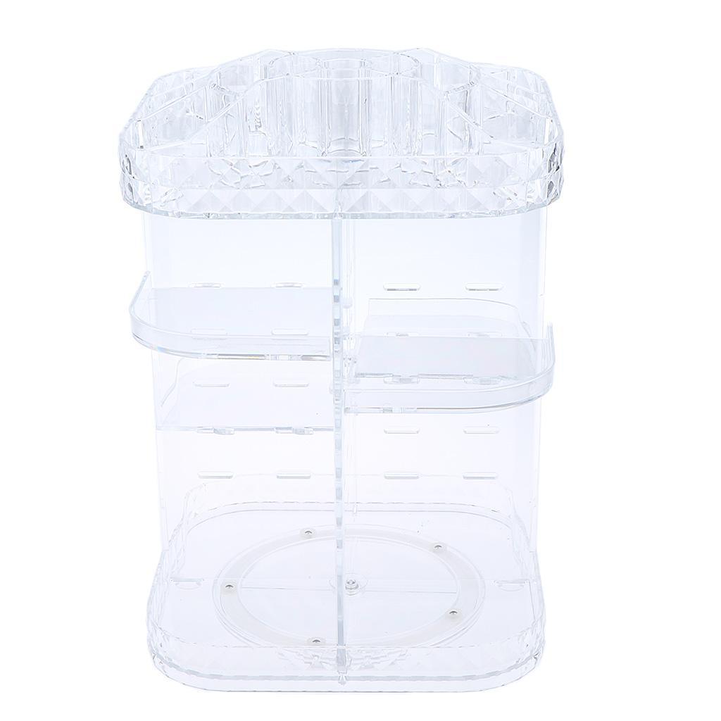 Cosmetic Display Case For Makeup Brushes Holder Eyeshadow Face Cream Lotions