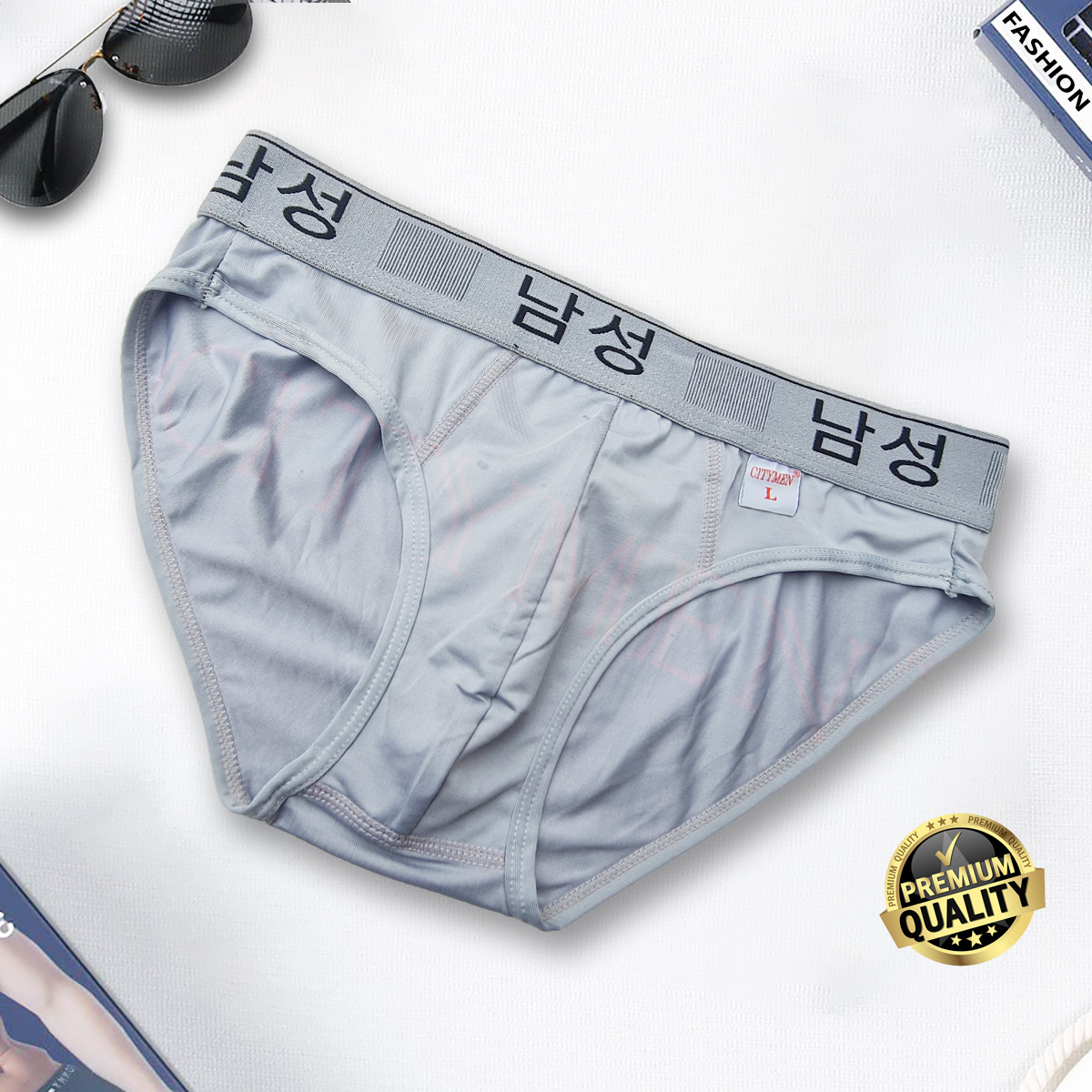 Hộp 5 Quần Lót Nam lưng Hàn Quốc hiệu CITYMEN vải thun lạnh 4 chiều cao cấp, sịp nam - LMTK-HANAL ( Giao màu ngẫu nhiên )