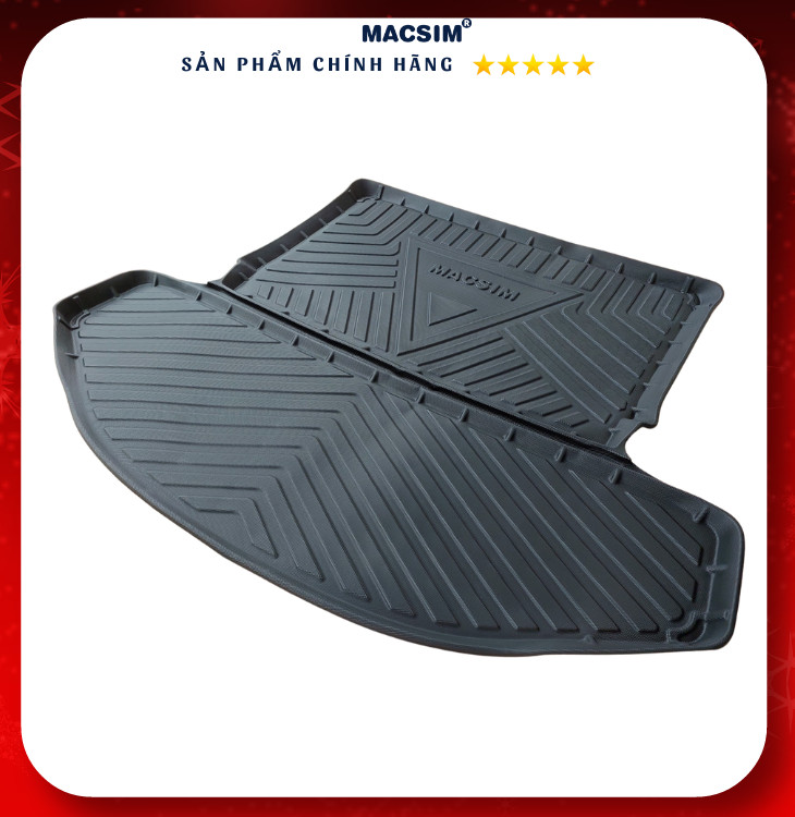 Thảm lót cốp xe ô tô New MAZDA CX8 (qd) nhãn hiệu Macsim chất liệu TPV cao cấp màu đen