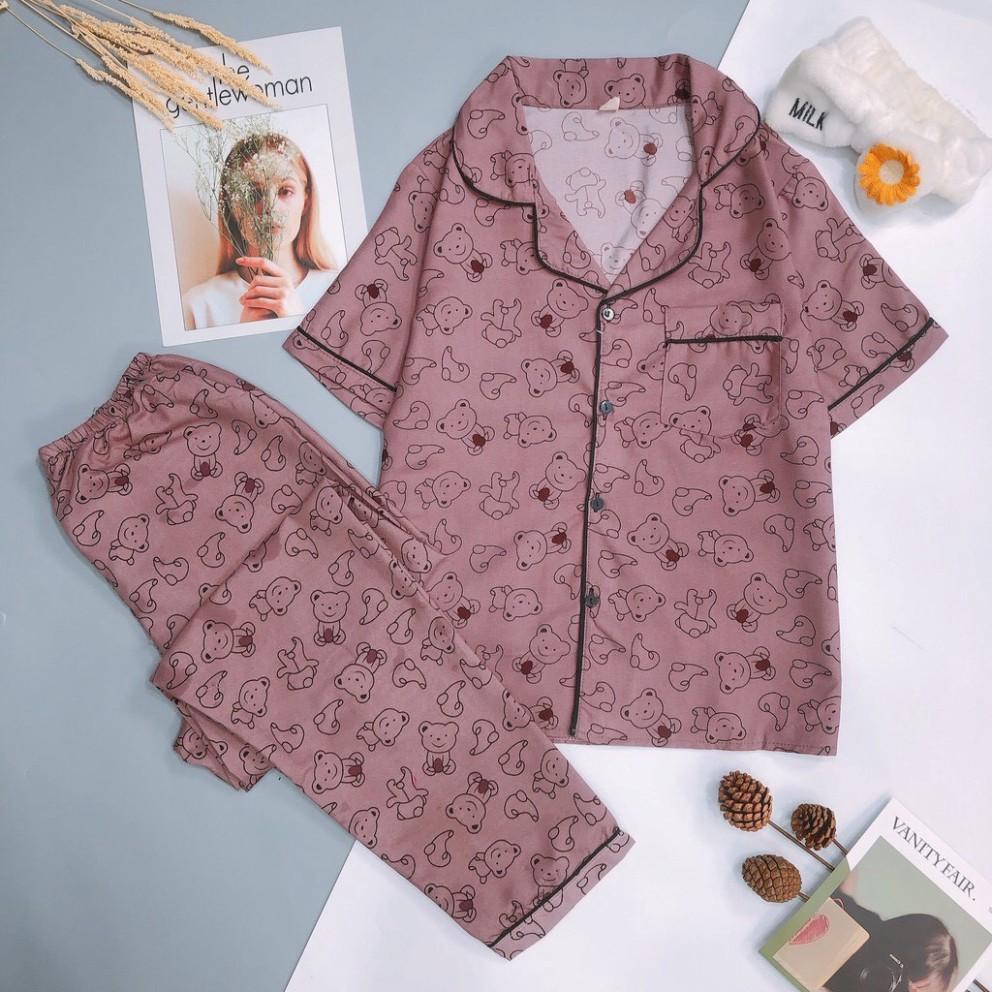 Bộ Ngủ Pijama Dài Form Dưới