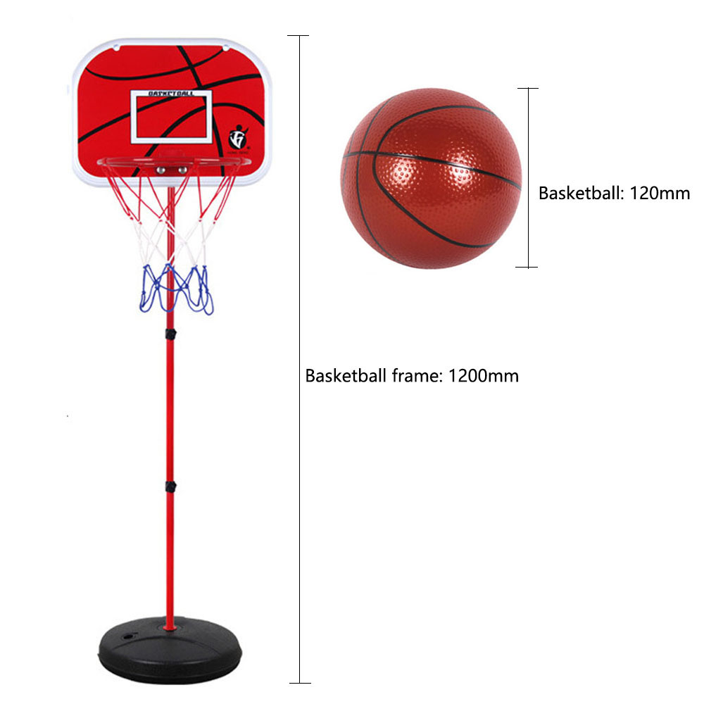 Đồ Chơi Bóng Rổ Trẻ Em (Trụ Sắt) Chiều cao có thể điều chỉnh