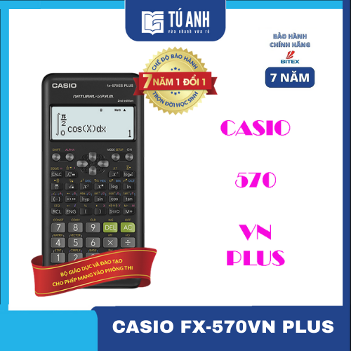 Máy tính Khoa Học Casio FX-570VN PLUS - 2 (TL)