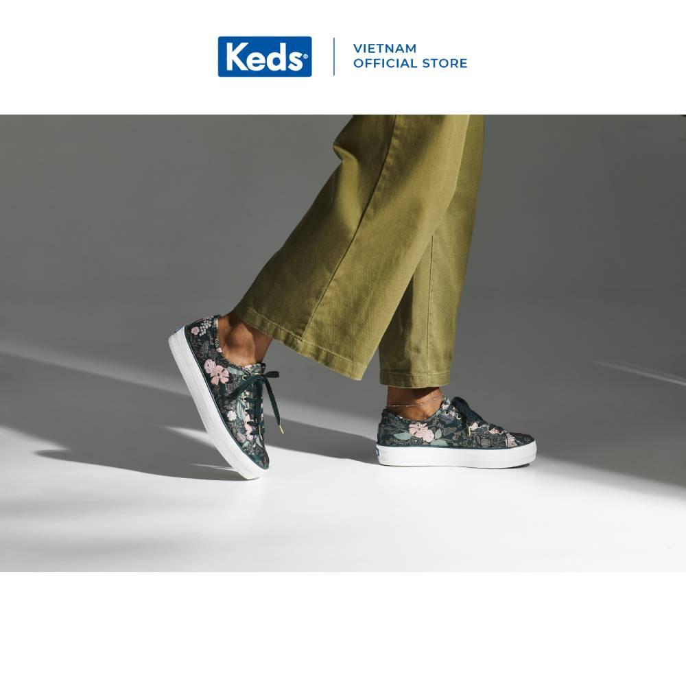 Giày Thể Thao Keds Nữ- Tripple Kick Colette Lurex Jacquard - KD065556WF