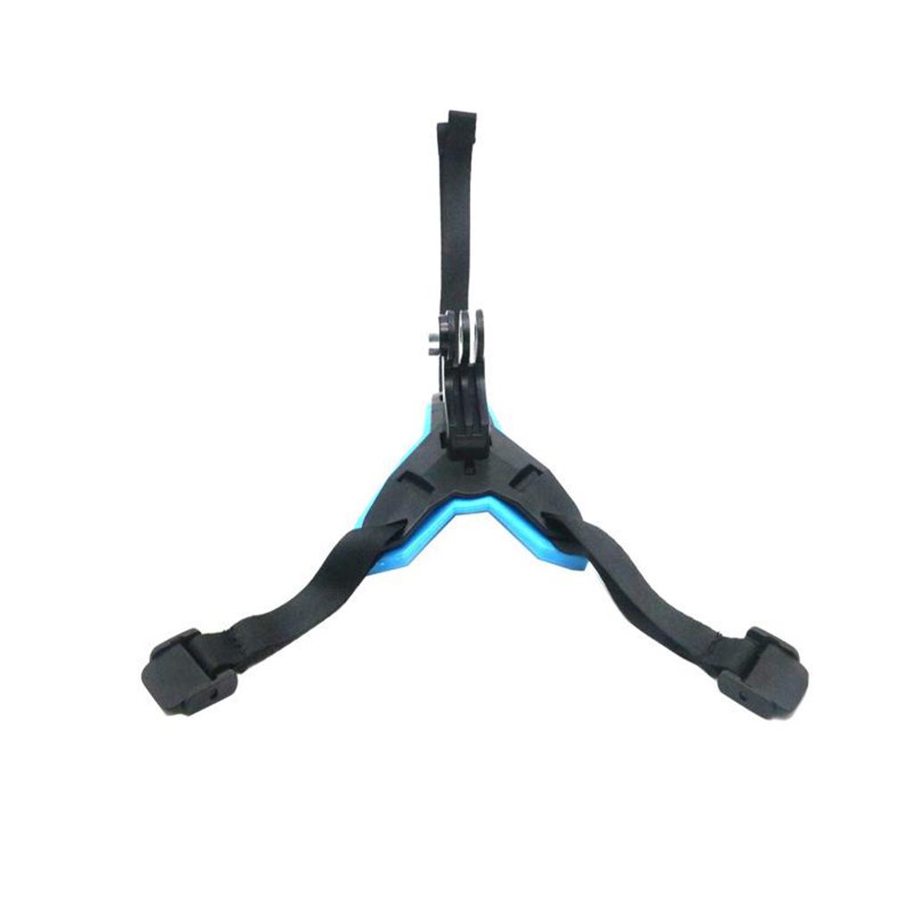 Plastic Helmet Chin Mount Holder For GoPro Hero 8/7/6/5 Sports Camera Blue