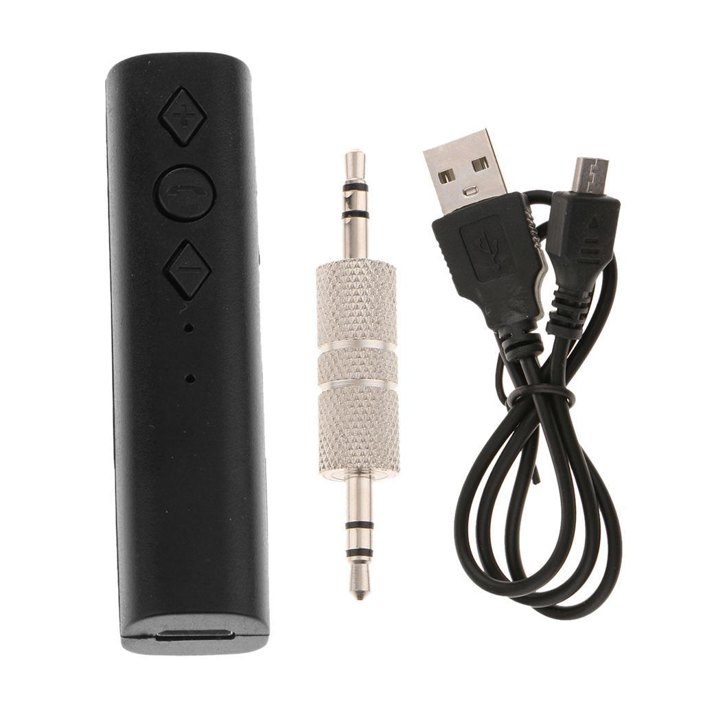 Bluetooth Receiver, Protable Bluetooth 4.2 Car Adapter Bluetooth Car Aux Adapter for Music Streaming Sound System, Hands-free Audio Adapter & Wireless Car Kits for Home/Car