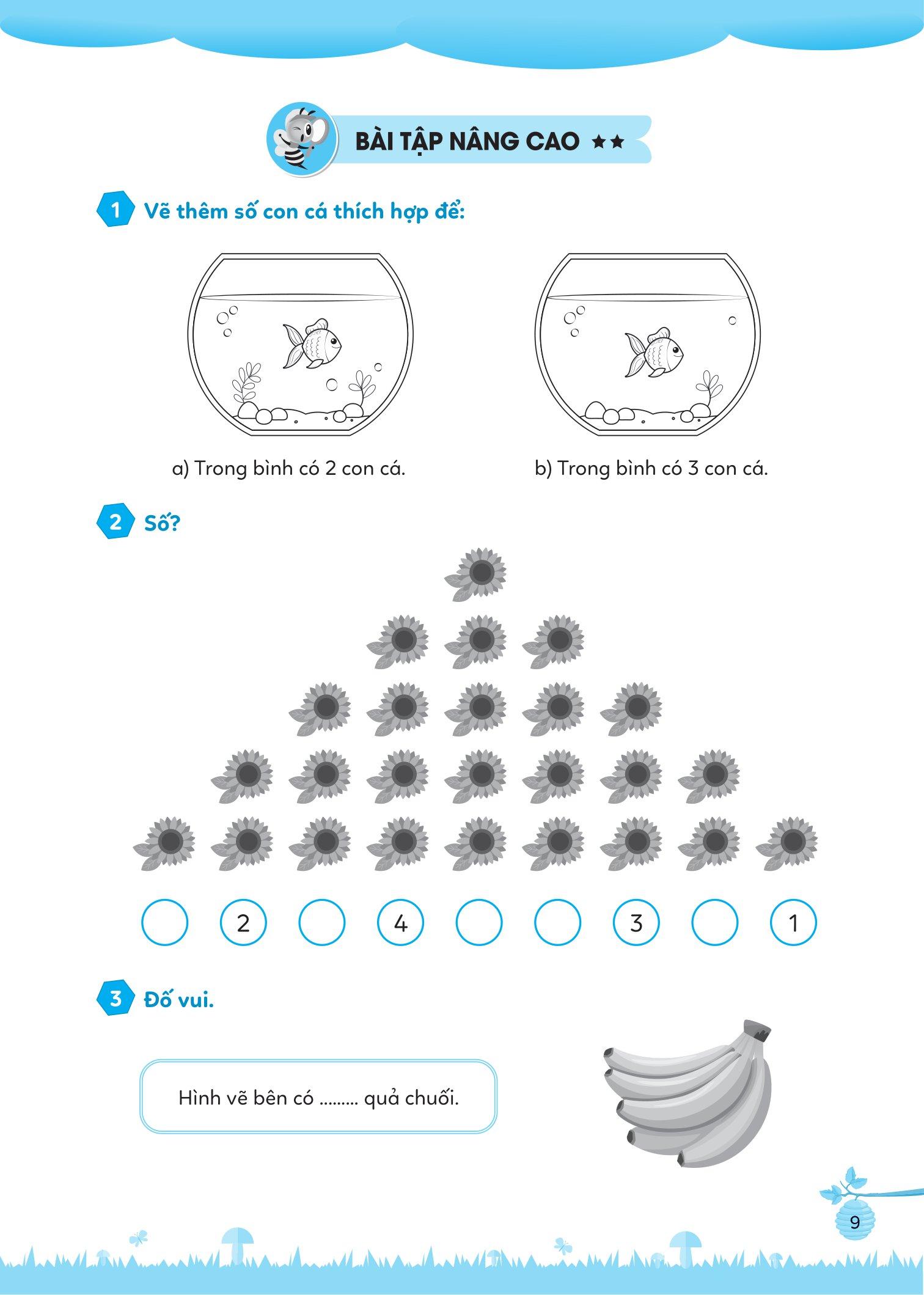 Bài Tập Bổ Trợ Toán Cơ Bản Và Nâng Cao Lớp 1 - Tập 1