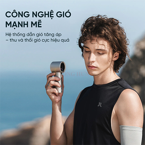 Quạt mini tích điện cầm tay Jisulife 4.86W Handheld Fan Pro1 S 5000mAh (2024) - Hàng chính hãng