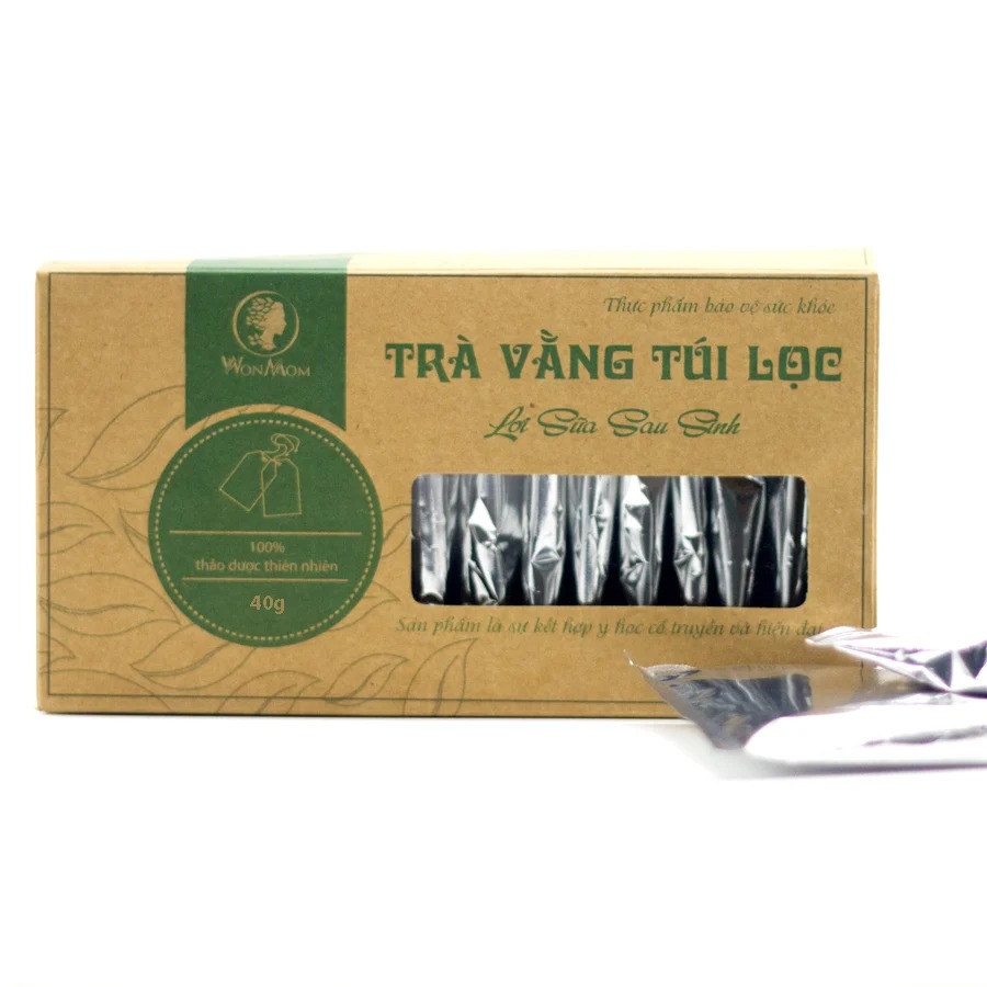 Trà vằng túi lọc lợi sữa - Giảm mỡ bụng Wonmom