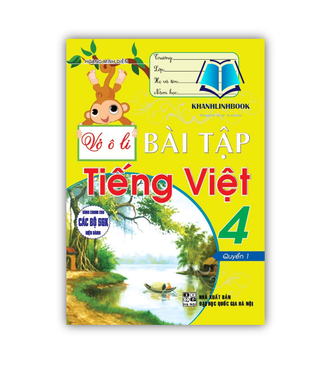 Sách - Vở ô li bài tập tiếng việt 4 - tập 1