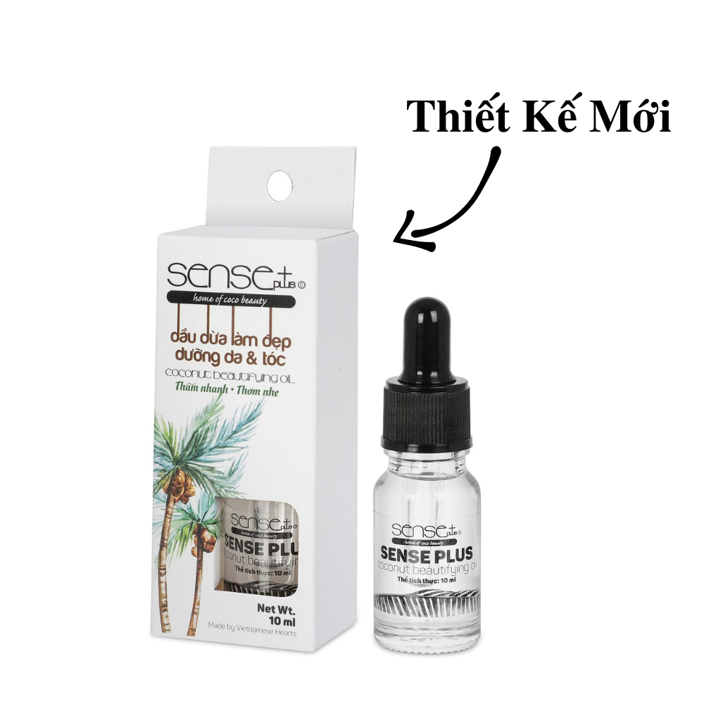 Tinh Dầu Dừa Làm Đẹp Sense+ (10ml)