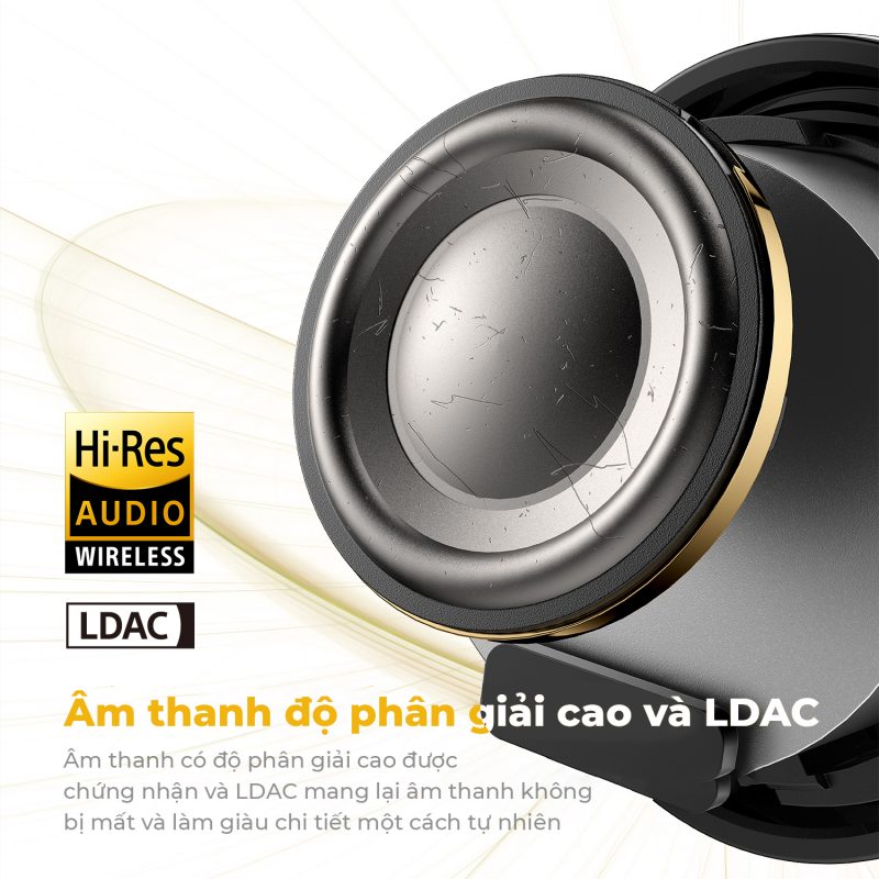 Tai nghe Bluetooth SoundPEATS Mini Pro HS Công nghệ âm thanh độ phân giải cao và LDAC - Hàng Chính Hãng