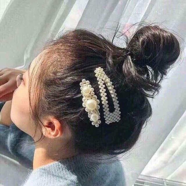 SET 4 KẸP TÓC NGỌC TRAI HOT TREND
