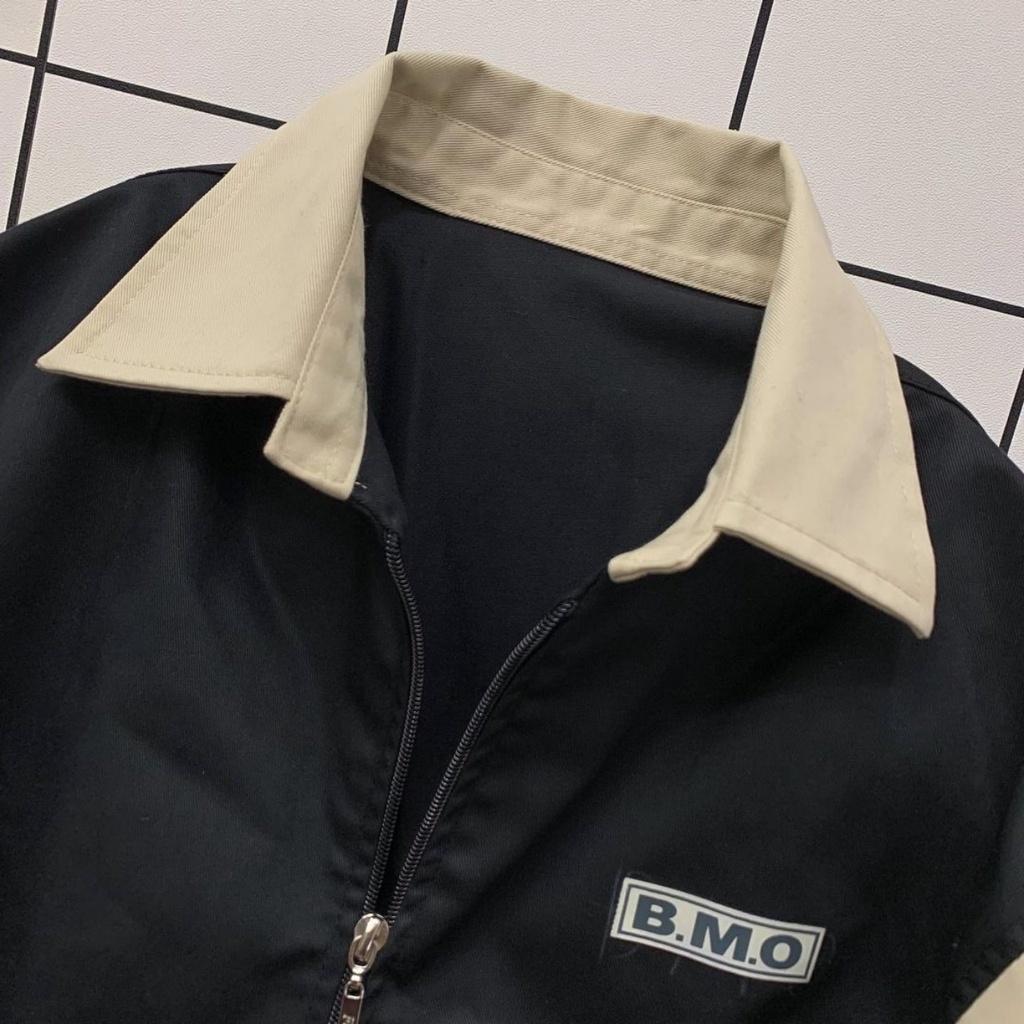 Áo Khoác Bomber BMO LAB Jacket Form Rộng Vải Kaki Lót Dù Ulzzang Unisex