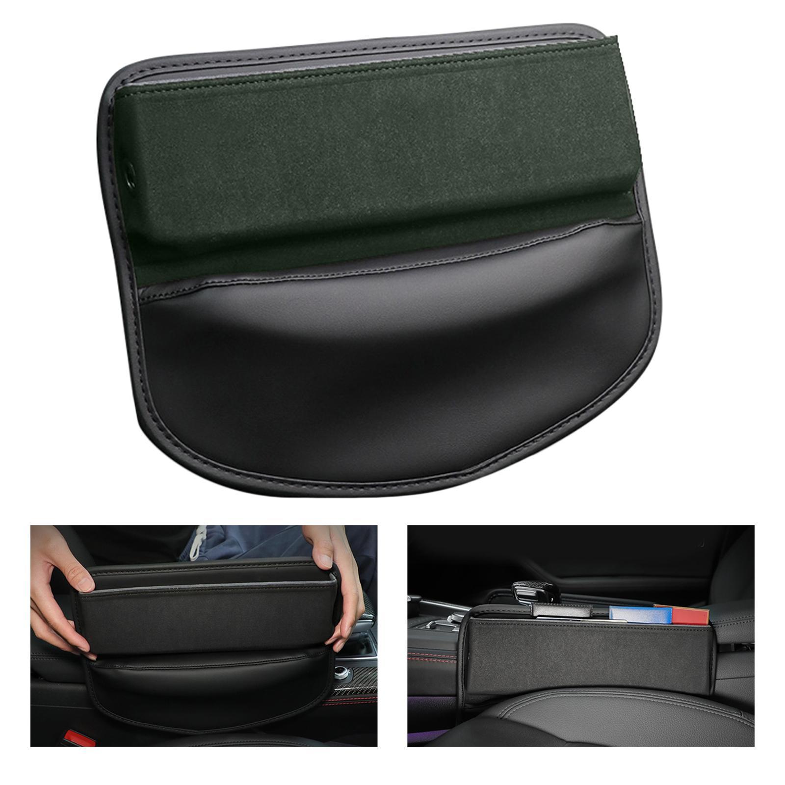 Universal PU Leather Car Seat  Organizer Seat Catcher for Cards Pens