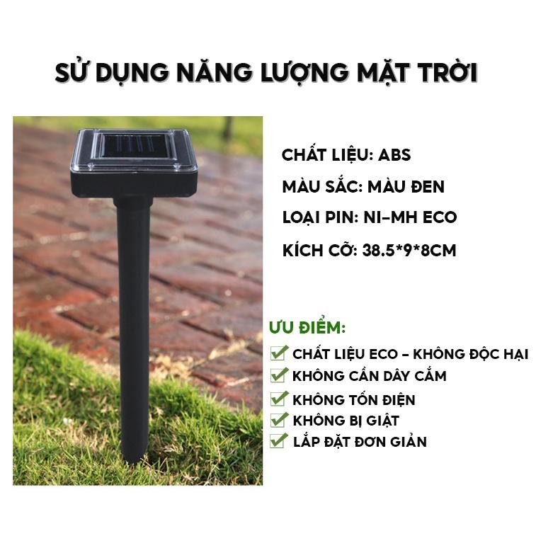 Thiết Bị Đuổi Côn Trùng Đuổi Chuốt Bằng Siêu Sóng Âm Sử Dụng Trong Khu Vực Sân Vườn Năng Lượng Mặt Trời WZ-013 WZ-014