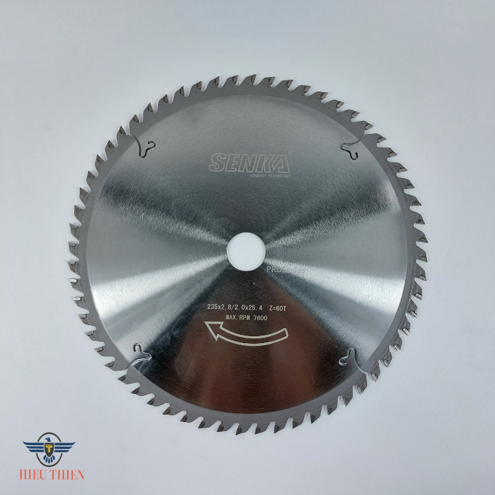 Lưỡi cắt gỗ hợp kim 235mm 60 răng SENKA