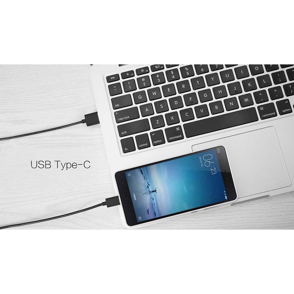 Cáp sạc nhanh Xiaomi MI Braided Cổng Usb to Usb Type C 2A tốc độ 480Mbps dài 100cm - Hàng chính hãng