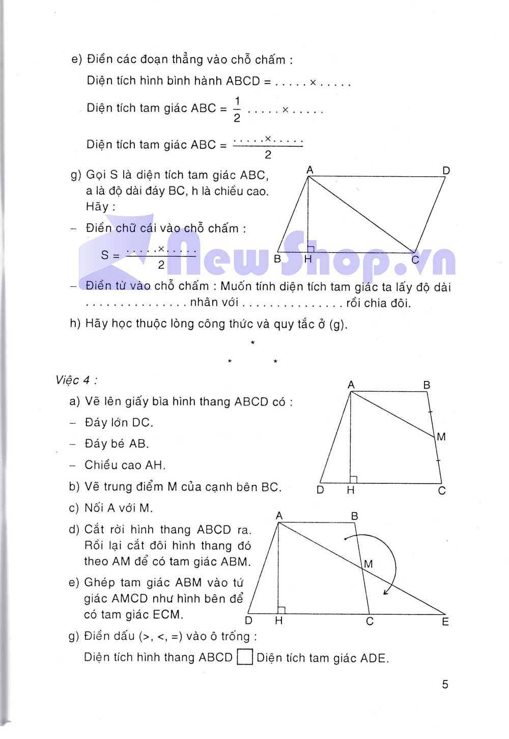 Vở Bài Tập Nâng Cao Toán 5 Tập 2 ( Theo Chương Trình Mô Hình Tiểu Học Mới VNEN )