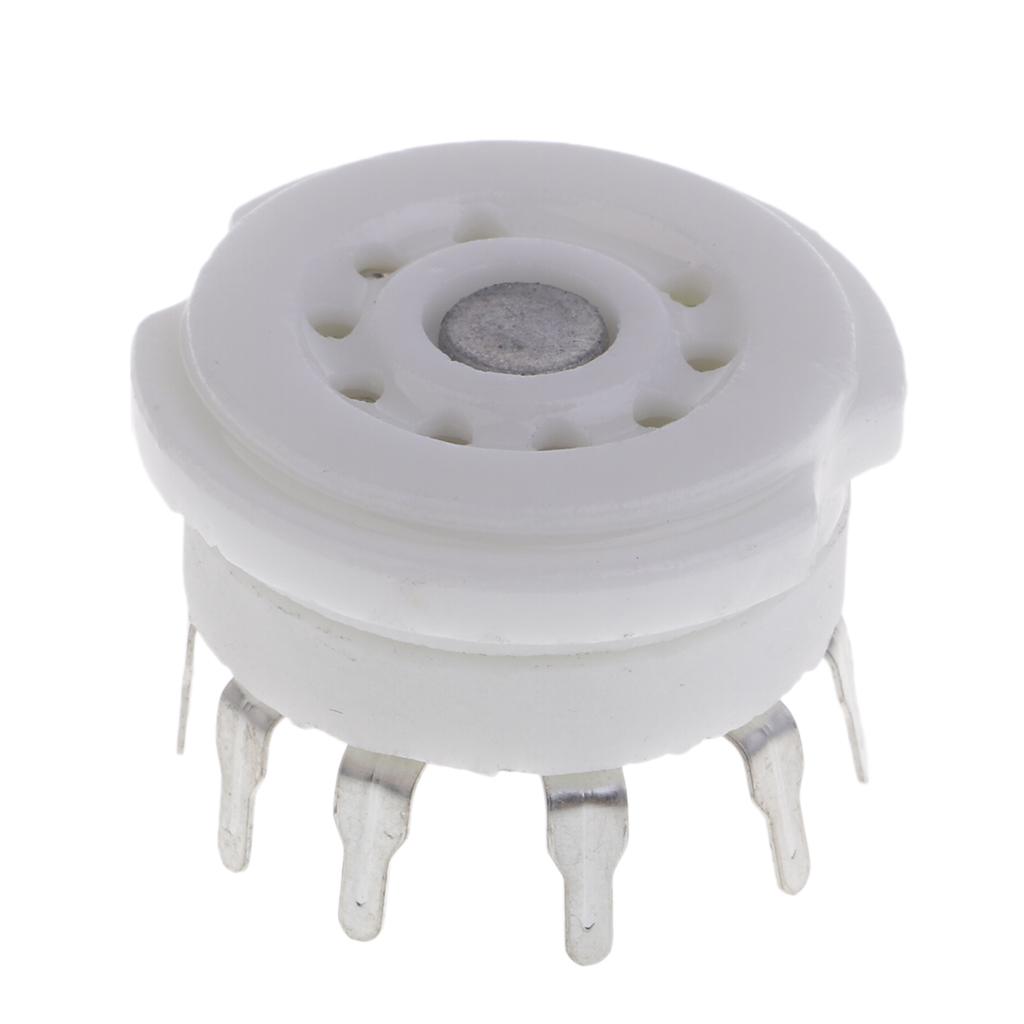 9pin PCB Mounting Vacuum Tube Socket GZC9-Y For 12AX7 12AU7 ECC83 E88CC