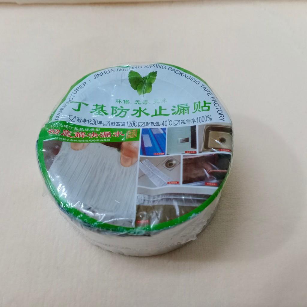 Băng Keo Chống Thấm siêu dính đa năng Size lớn 10cm, Khổ rộng 10cm dài 5m, cho tường,trần nhà, mái tôn 88239