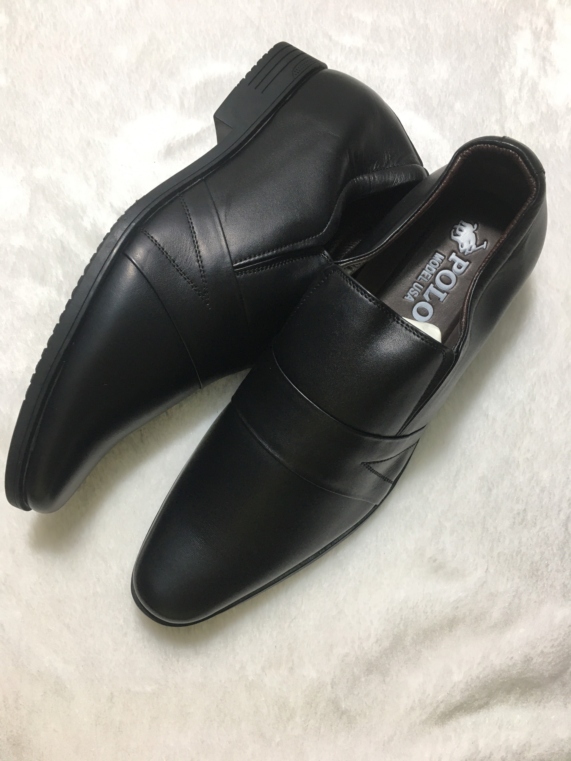 Giày da tăng chiều cao nam 6cm lẻ size lớn 42-SALE-Mã Po