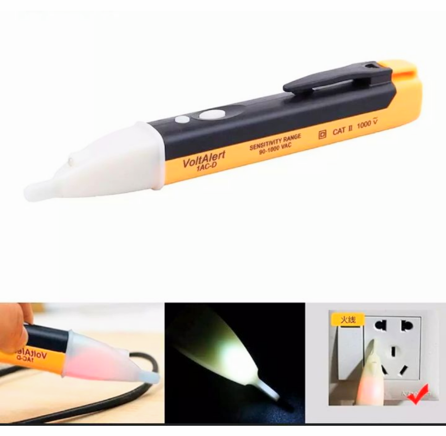 1 MÁY BÚT THỬ KIỂM TRA ĐIỆN CÓ ĐÈN LED SOI THÔNG MINH HÀNG CHUẨN CHẤT LƯỢNG