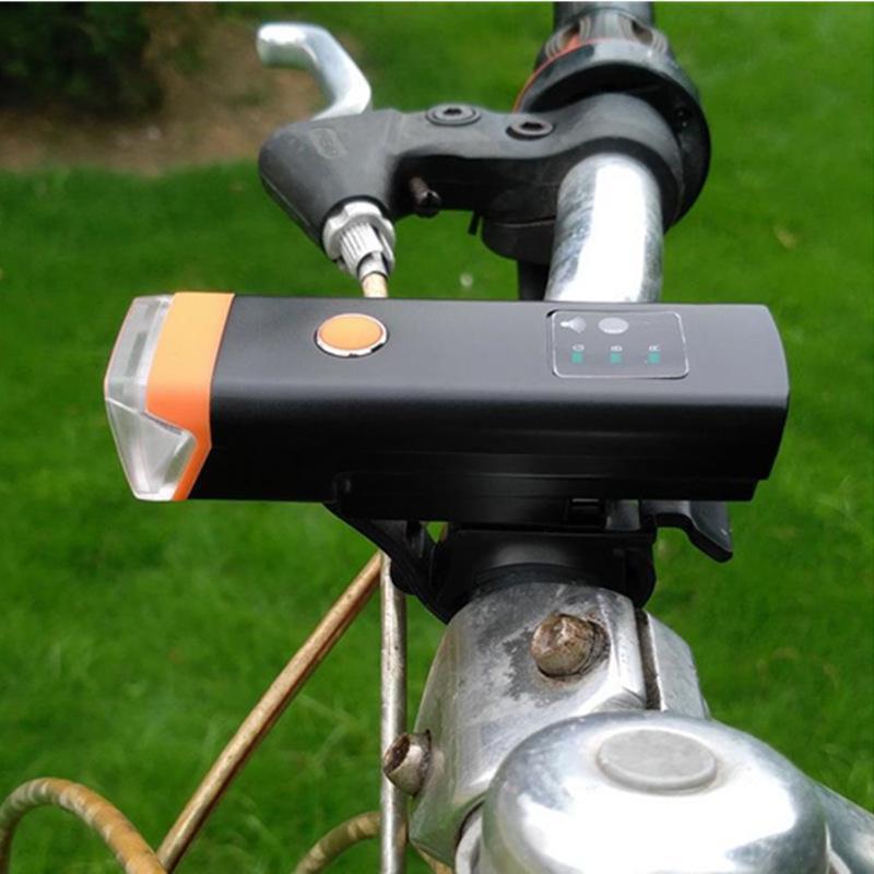 Đèn trước xe đạp siêu sáng HJ-047 sạc cổng USB chống nước