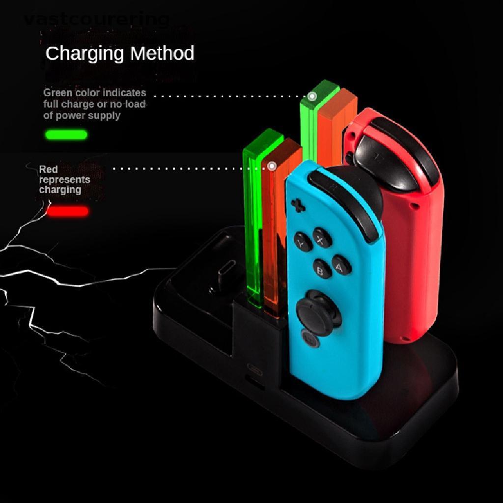 Đế Sạc Tay Cầm Điều Khiển Chơi Game Nintendo Switch 4 NS OLED