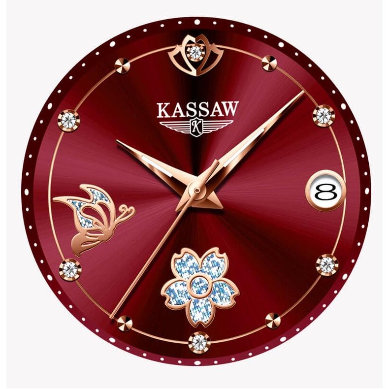 Đồng hồ nữ chính hãng KASSAW K912-2 Chống Nước ,chống xước ,kính sapphire Thời Trang Cho Nữ