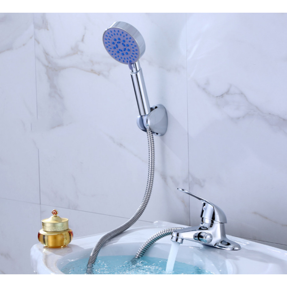 Vòi Lavabo LIỀN SEN - Tích hợp vòi lavabo và củ sen tắm - Hàng Cao cấp bóng đẹp